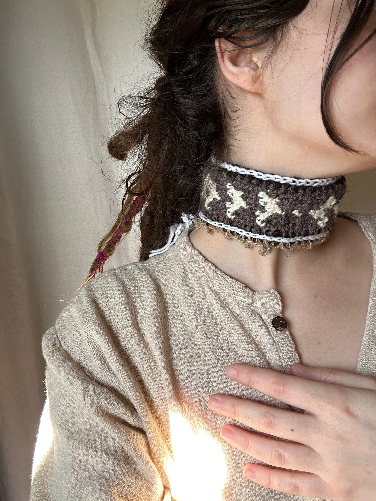 Wool Tapestry Choker