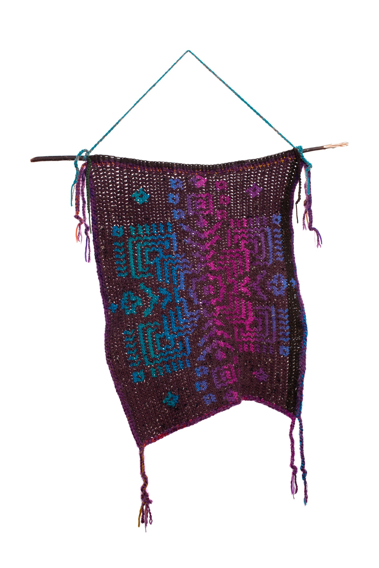Woven Stupa Tapestry